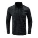 thumbnail image 3 of Txlixc Pullover de hombre, chaqueta de manga larga con cuello de color de contraste, cremallera Txlixc  moda, 3 of 8