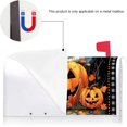 thumbnail image 2 of Halloween Scary Pumpkins Maple Leaves Decoration Mailbox Cover with Magnetic Strip Fall Harvest Mailbox Wraps Post Letter Box Cover Standard Size 21" X 18" for Garden Outdoor Yard Decor, 2 of 6