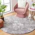 thumbnail image 2 of SAFAVIEH Metro Yolonda Distressed Area Rug, Black/Ivory, 6' x 6' Round, 2 of 8