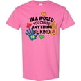 thumbnail image 3 of Inktastic In a World You Can Be Anything Be Kind Autism Awareness T-Shirt, 3 of 5