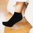 thumbnail image 4 of unbranded 6 Pares Calcetas Negras Invisibles Para Mujer Que Absorbe Sudor Para Uso Diario, 4 of 6