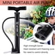 thumbnail image 1 of Xihbxyly Minibomba de Bicicleta Portátil, con Activación Manual y con El Pie, Práctica Bomba de Montaje En Cuadro, Multiusos para Neumáticos de Bicicleta, Pelotas y Globos, Ligera de Aleación de Alum, 1 of 7