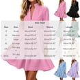 thumbnail image 3 of QSAWXQZ Women's Long Sleeve Mini Dress V Neck Tiered Ruffle Hem Lantern Sleeve A Line Dress for Casual Fall S, 3 of 7