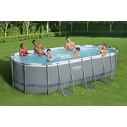 Bestway Power Steel 18' x 9' x 48'' Oval Above Ground Pool Set