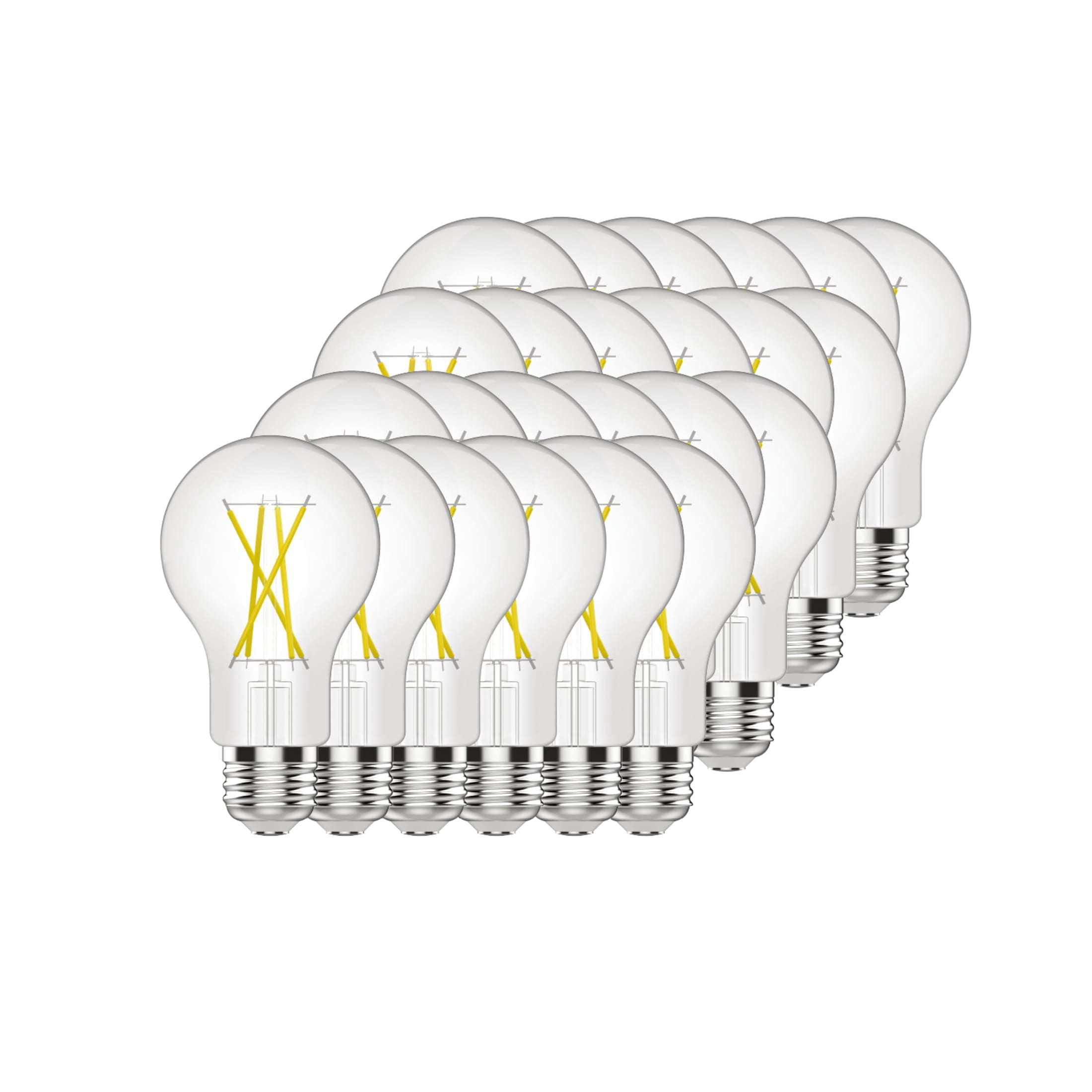 GE General Purpose Bulbs A19 LED Light Bulbs, 40 Watt Replacement, Soft White (24 Pack)
