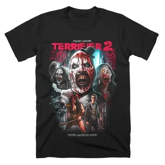 Terrifier 2 Horror Movie T-Shirt, Art The Clown Horror Movie Shirt