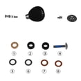 CEORPER Metal Fishing Reel Handle EVA Knob Lightweight Fittings ...