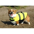 thumbnail image 3 of Paws Aboard 1100 Dog Life Jacket, Neon Yellow - XX-Small, 3 of 3