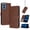 Brown, variant on Decase Case for Moto G Play 4G (2024), Flip Wallet Case with Wrist Strap, Shockproof PU Leather Cover Built-in Stand,Green