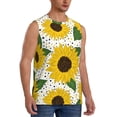 thumbnail image 2 of Disketp Sunflowers Sleeveless Tshirts For Men, Muscle Shirts For Men Dry Fit Tank Top-X-Large, 2 of 8