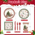 Christmas Paper Plates with Balloon Arch Kit Christmas Dinnerware Party