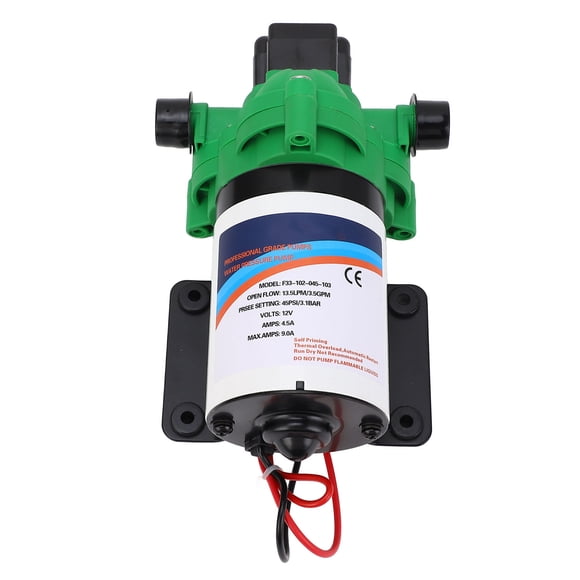 RV  Water Pump, Quiet Self Priming RV Water Pump 13.5 L/Min Triple Chamber  for RV Marine Yacht Caravan