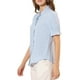 thumbnail image 4 of CAMISA DE MUJER CON NUDO EN EL CUELLO, BOTONES Y MANGAS ABULLONADAS, M AZUL, 4 of 7