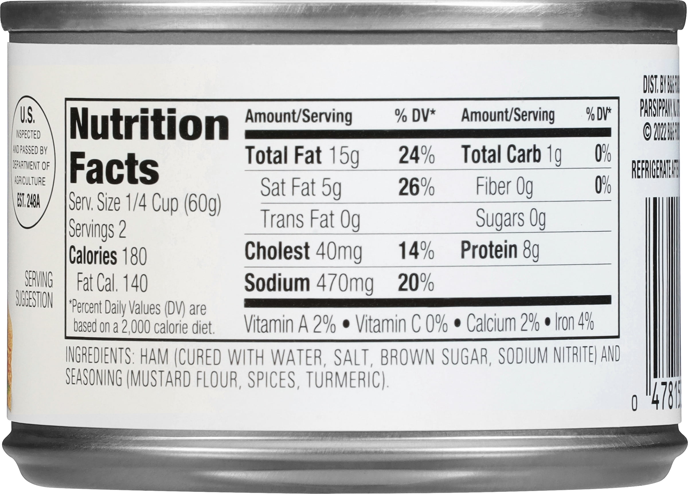 Underwood Deviled Ham Spread, Shelf-Stable, 4.25 oz Can
