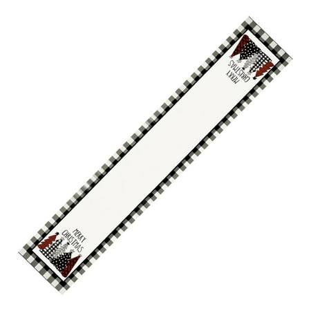 

BLNVKOP Christmas Home Decor Supplies Cotton Linen Table Runners Creative Christmas Tablecloths 70inch