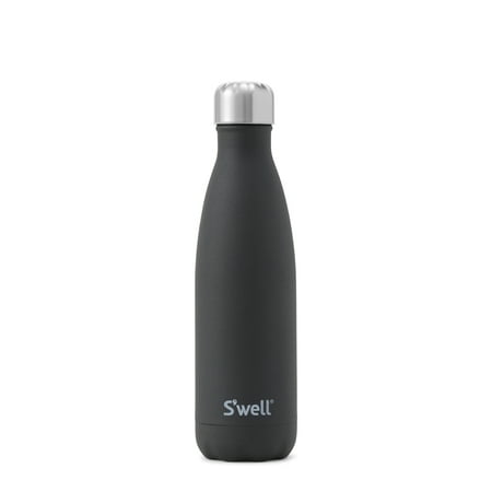 S&amp;#39;well Vacuum Insulated Stainless Steel Water Bottle, Onyx, 17 oz