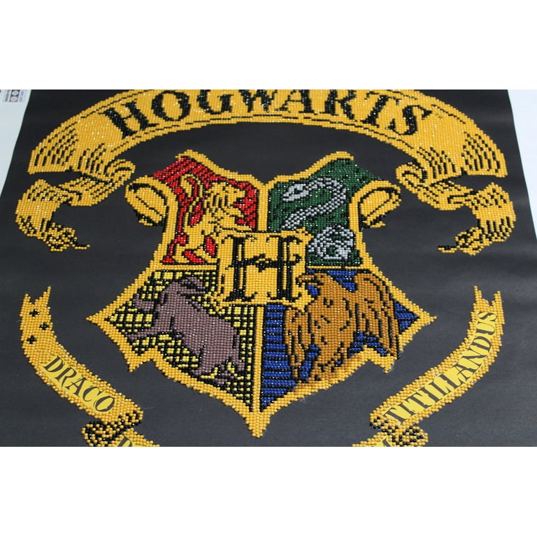 Camelot Dotz Diamond Art Kit 20.4 inch X27.5 inch Harry Potter Hogwarts Crest