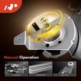 thumbnail image 4 of A-Premium Manual Window Regulator Without Motor Compatible with Ford F-100 F-150 F-250 F-350 1975-1979 F-500 1975-1977 Front Passenger Side, 4 of 9