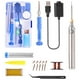 thumbnail image 4 of Kit de soldador, soldador de 8 calentador de cerámica, kit de soldador de soldadura de temperatura ajustable con cable USB y de cobre,, 4 of 9