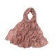 thumbnail image 4 of Bufanda de gasa larga, elegante, suave, para primavera y verano, ligera, para el cuello Rosa con flor blanca, 4 of 9