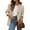 Beige Apricot, variant on PRETTYGARDEN 2025 Blazers for Women Business Casual Long Sleeve Lapel Open Front Suit Jacket Work Blazer with Pockets
