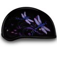 thumbnail image 3 of Daytona Helmets Half Helmet Skull Cap, Medium, Glossy Black, Dragonfly, 3 of 9