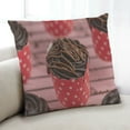thumbnail image 1 of Ahgly Company Foods Cupcake Indoor Throw Pillow, 18 inch by 18 inch, 1 of 6
