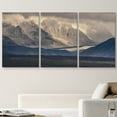 thumbnail image 2 of wall26 Canvas Print Wall Art Set Clouds Over Mountain Range &amp; Field Nature Wilderness Photography Realism Contemporary Scenic Colorful for Living Room, Bedroom, Office - 24"x36"x3 Panel, 2 of 5