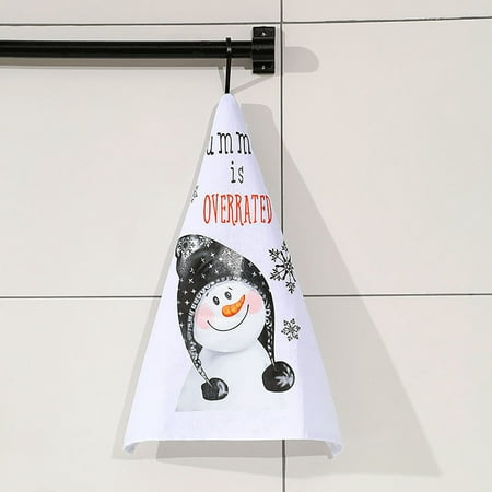 

Ozmmyan Christmas Snowman Hand Towel Lint-free Kitchen Bathroom Hand Towel Towel Dish Towel Soft Dish Cloth Housewarming Gifts Decorations For New Home 16x27 Inches Gift Clearance