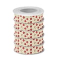 thumbnail image 2 of 5 Rolls Christmas Ribbon 1.5 inch Wide Decorative Ribbon for Gift Wrapping and Holiday Decorations Red Apple Pattern, 2 of 7