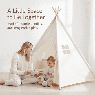 Melissa and Doug Lemonade Stand Play Tent With Beanbag Game