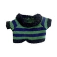 thumbnail image 2 of Ropa para muñecos de peluche de 20 cm, accesorios para animales de peluche, cómoda y elegante, para hacer tú mismo. Rayas verde oscuro, 2 of 7