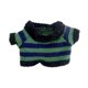 thumbnail image 2 of Ropa para muñecos de peluche de 20 cm, accesorios para animales de peluche, cómoda y elegante, para hacer tú mismo. Rayas verde oscuro, 2 of 7
