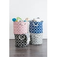 thumbnail image 6 of DII Polyester Container with Handles, Lattice Storage Bin, Large, Gray, 6 of 6