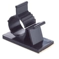 thumbnail image 1 of 100pcs Plastic Clips Black Adhesive Backed Wire Adjustable Cable Clips Adhesive Cable Management Clips Adjustable Clamp, 1 of 5