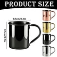 thumbnail image 3 of 2.36 Inch Stainless Steel Coffee Cup 4 oz Stainless Steel Espresso Cups Small Camping Mugs Small Metal Cups Durable Tea Mug Cups for Camping, 3 of 6