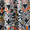 Navy_Tangerine, variant on Lush Decor Clara Room Darkening 84" x 52" + 2" Header Paisley Gray 100% Polyester 3" Rod Pocket 2-Pc Set Window Panel