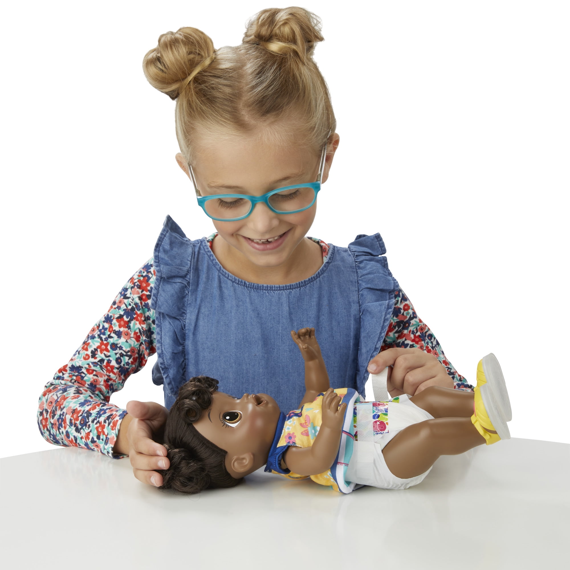 Baby Alive Step'n Giggle Baby (Black Hair) for Ages 3 and Up