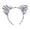 C, variant on Callipe Hair Hoop Leopard Pattern Ear Decor Headband Christmas Party Cosplay Animal Headband Fabric Headpiece