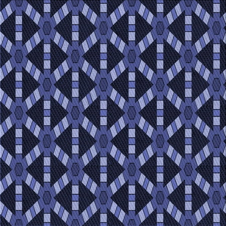 Ahgly Company Indoor Square Patterned Night Blue Area Rugs, 6' Square