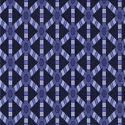 Ahgly Company Indoor Square Patterned Night Blue Area Rugs, 6' Square