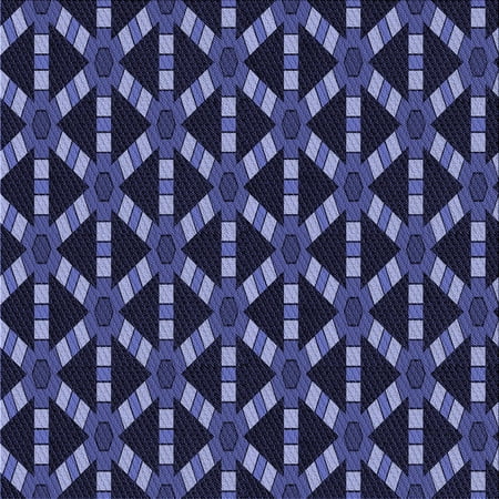 Ahgly Company Indoor Square Patterned Night Blue Area Rugs, 6' Square