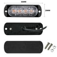 thumbnail image 1 of 2pcs truck/van 12-24v side ultra-thin 4LED strobe light warning light strobe light 12W, 1 of 7