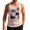 Pink, variant on Men's California Palm Tree Graphic Tank Top with 'Enjoy Every Moment of Life' Quote and Sleeveless Muscle Shirt Featuring Vintage Summer Vibes Beige L