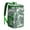 Green-4, variant on Colorful Abstract Geometric Cooler Backpack - 20L Insulated Leakproof Lunch Bag, Plaid Stripes