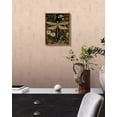 thumbnail image 5 of Drsoum Vintage Dragonflies and Flowers Canvas Prints Home Decor Painting Picture Bedroom Wall Art Bathroom Living room 11x14in Brown Framed, 5 of 7