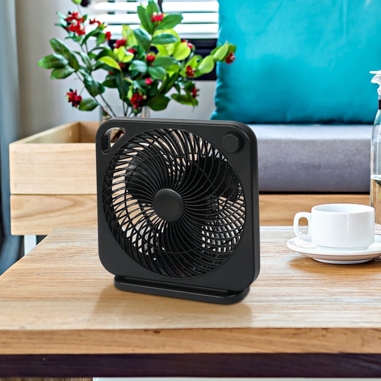Mainstays 9 Inch Personal Table Fan with Handle, Black photo 6