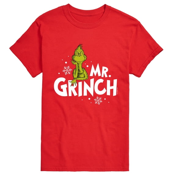 The Grinch - Mr. Men's Short Sleeve Graphic T-Shirt