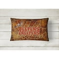 thumbnail image 2 of Carolines Treasures SB3018PW1216 Jeepers Creepers with Bat and Spider web Halloween Canvas Fabric Decorative Pillow, 2 of 3