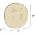 thumbnail image 5 of The Gripper Non-Slip Tufted Round Barstool Cushion for Dining Rooms, Cafes, Bars and Restaurants, 14”, 4 Count (Pack of 1), Green, 5 of 5